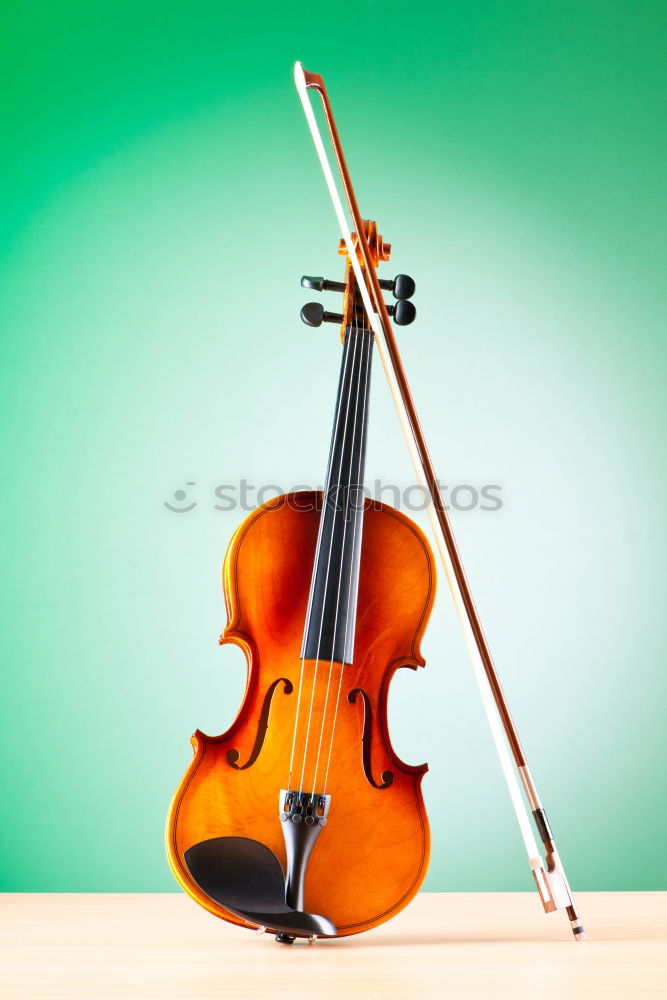 Similar – Image, Stock Photo Violin on green background