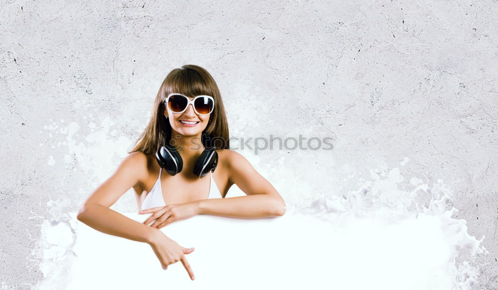 Similar – Image, Stock Photo mafiosa. Woman Sunglasses