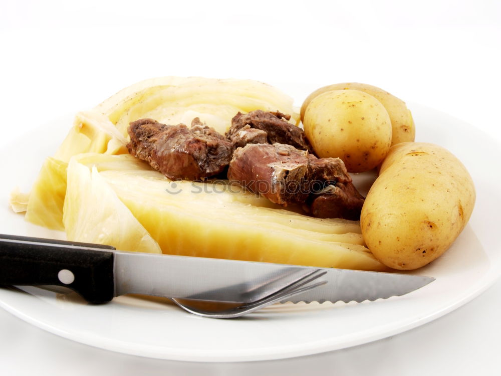 Similar – Image, Stock Photo Prepare asparagus with veal escalope and potatoes.