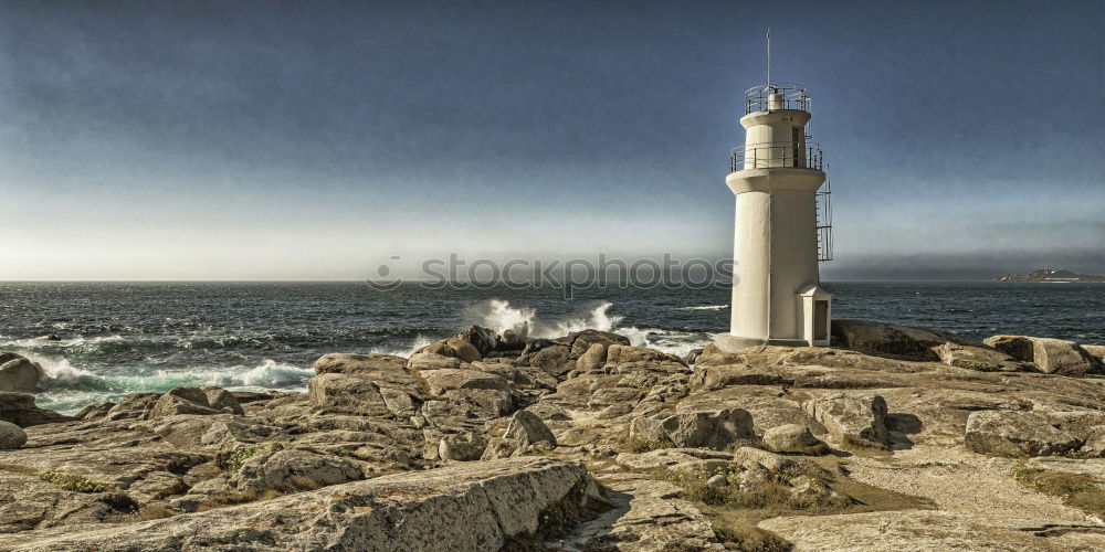 Image, Stock Photo Lighthouse at Cabo Carvoeiro from land