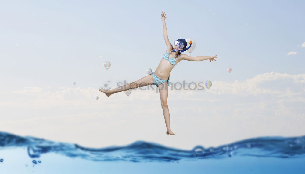 Similar – Image, Stock Photo fly Hover Jump Banana