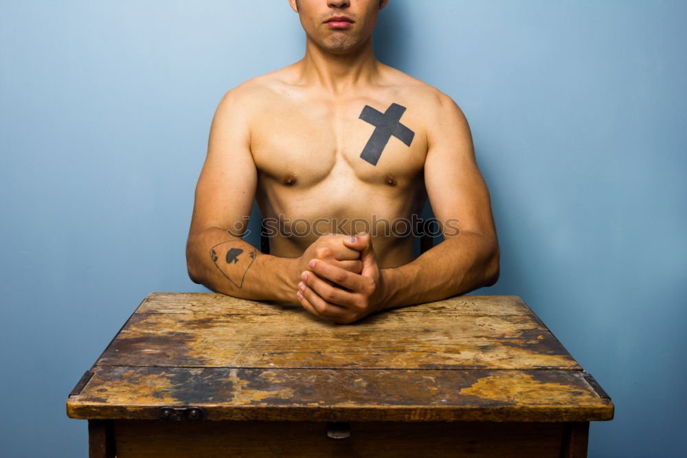 Similar – Image, Stock Photo bizarre III Masculine