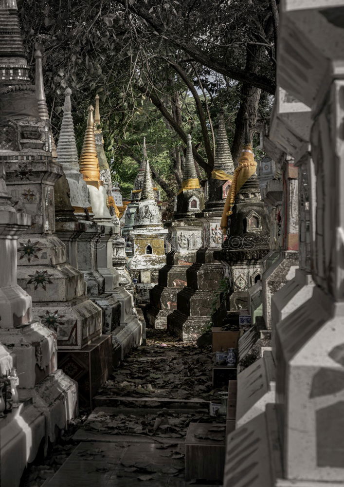 Similar – Image, Stock Photo Wat Pha Lat Monastery