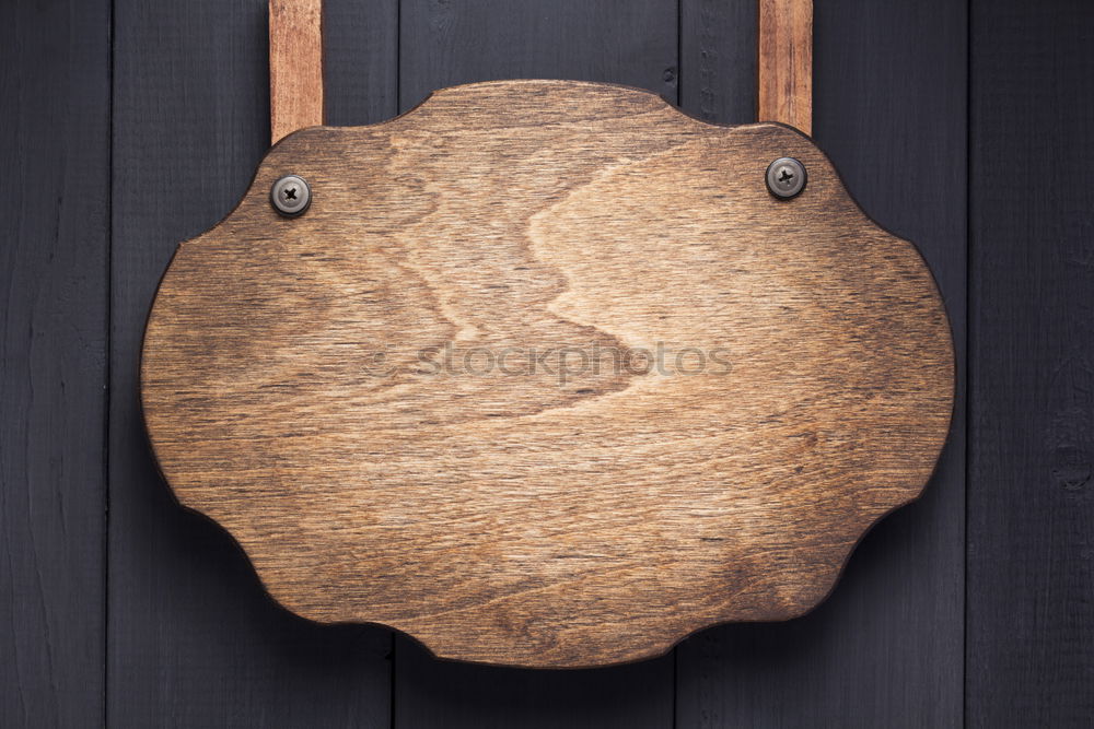 Similar – Empty very old wooden kitchen cutting board