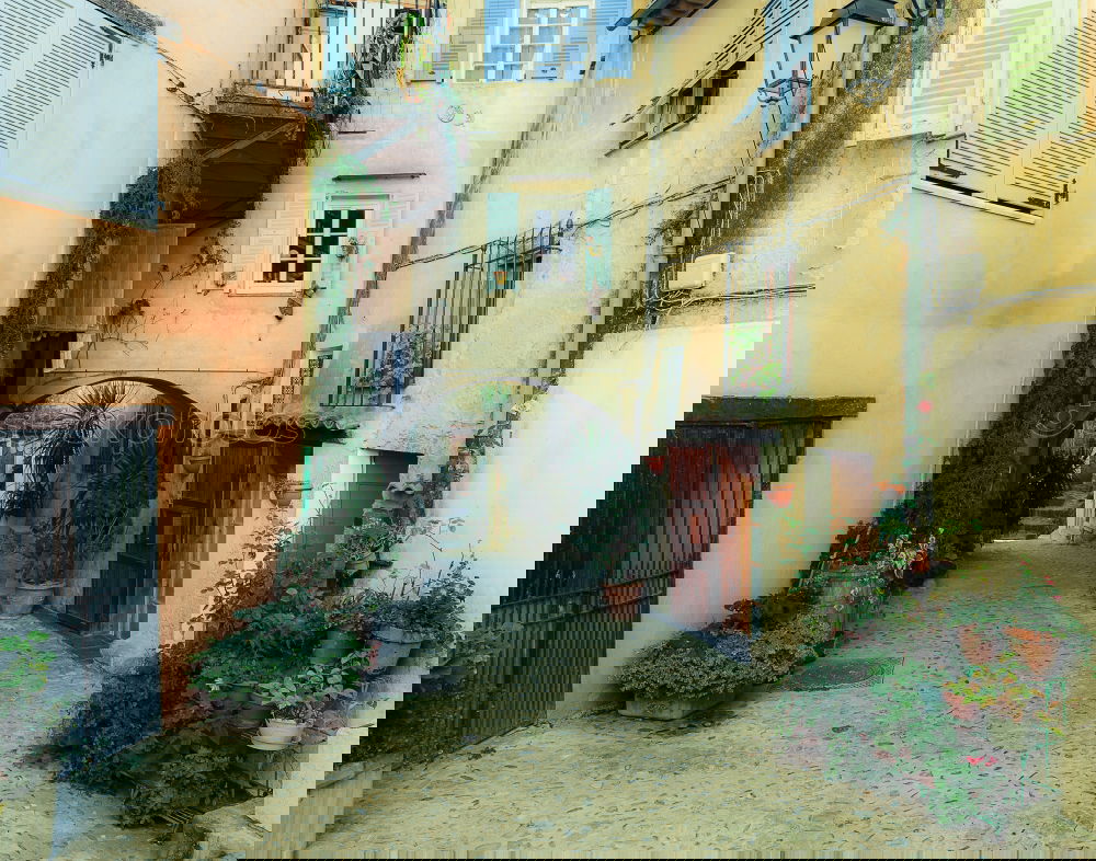 Similar – Image, Stock Photo Spanish alley. Art Village