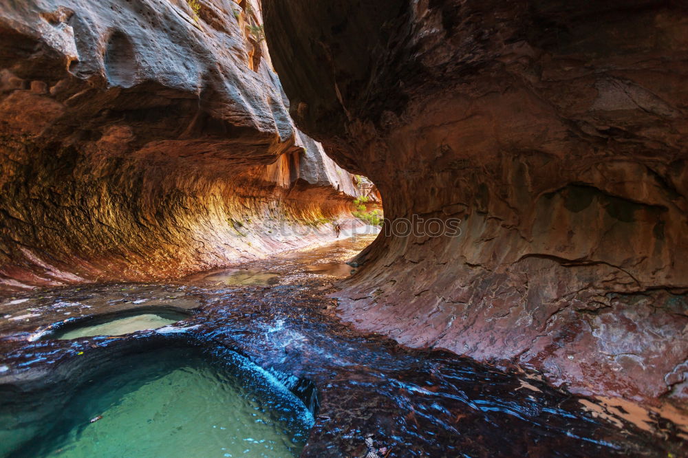 Image, Stock Photo waterfall Environment