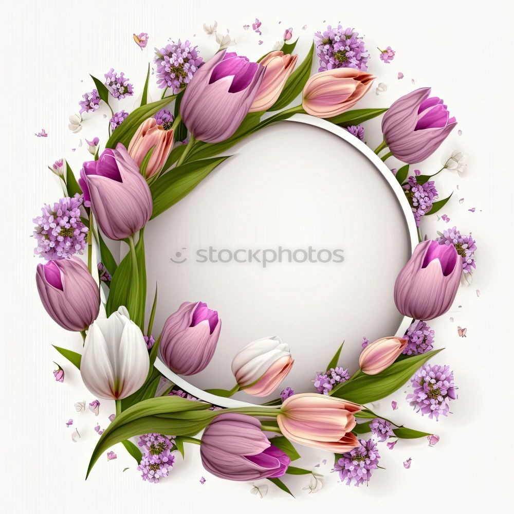 Similar – Image, Stock Photo Hanging Easter eggs with pink flowers