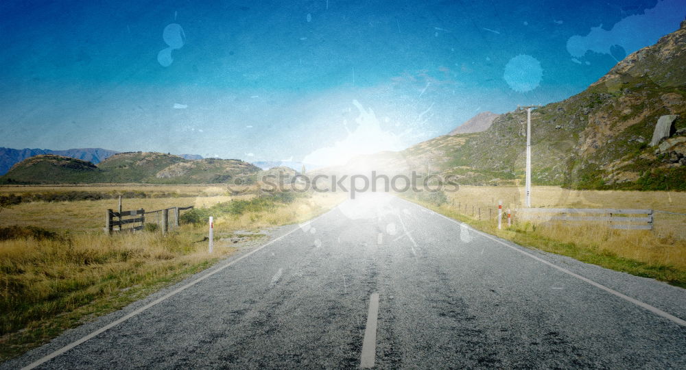 Similar – Foto Bild strasse ins nichts Outback