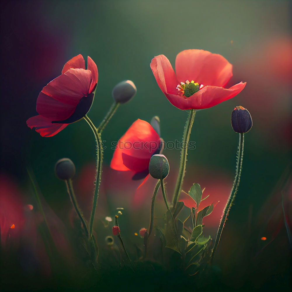 Similar – Image, Stock Photo poppy meadow Summer