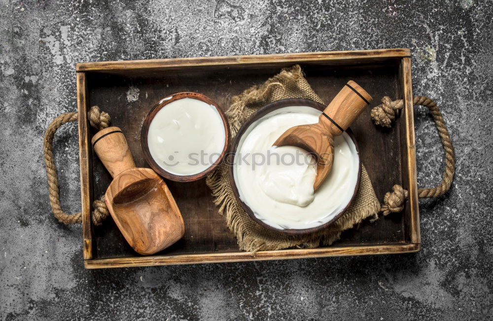 Similar – Image, Stock Photo Christmas tart on wooden background and winter decoration