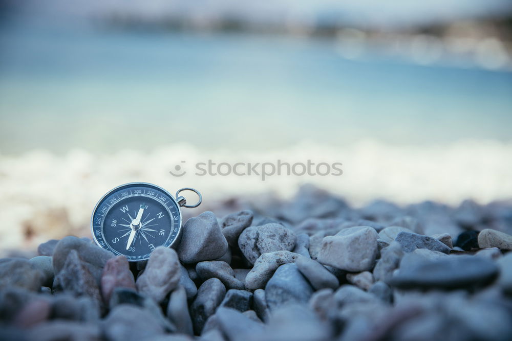 Similar – Image, Stock Photo Time at the sea Clock