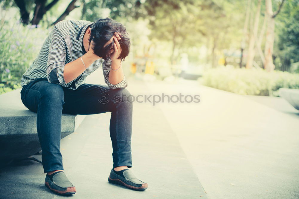 Similar – Boy stays home bored by school closings due to covid pandemic.
sad and alone in the house