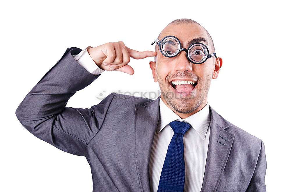 Similar – The man looking through a magnifier with suspicious