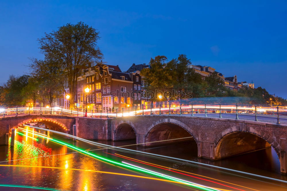 Similar – Image, Stock Photo Night traffic in Prague