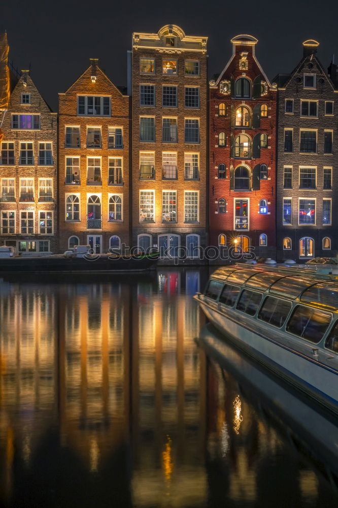 Similar – Image, Stock Photo At night in Hafencity