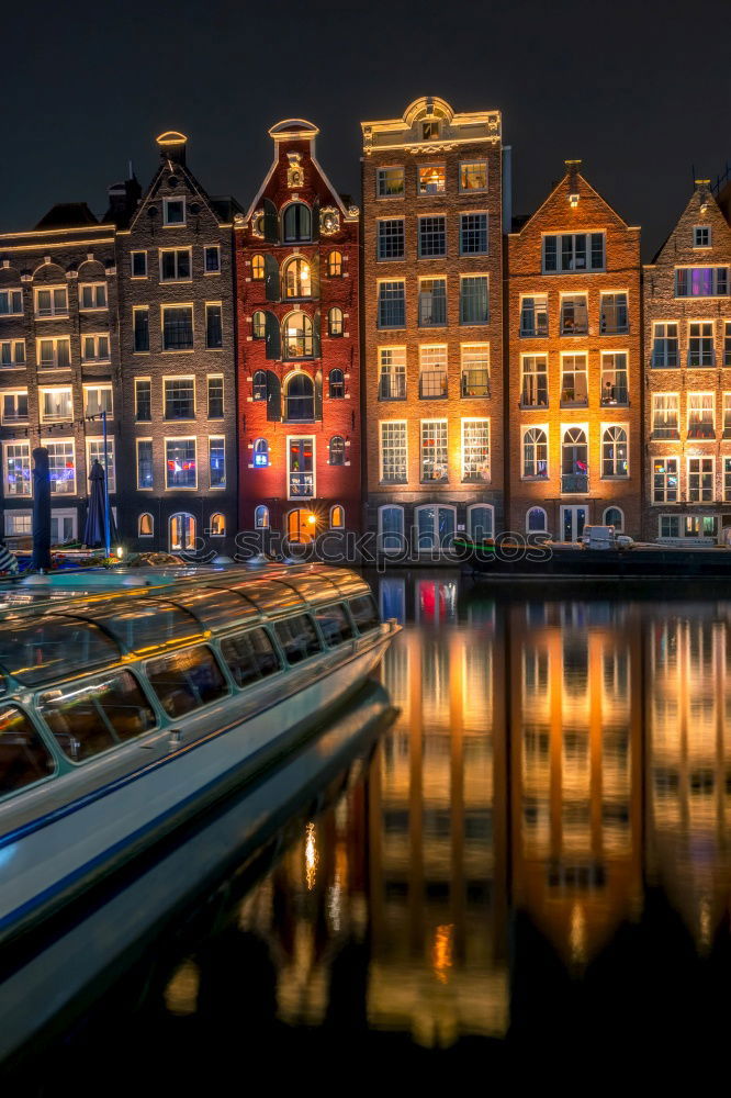 Similar – Image, Stock Photo At night in Hafencity