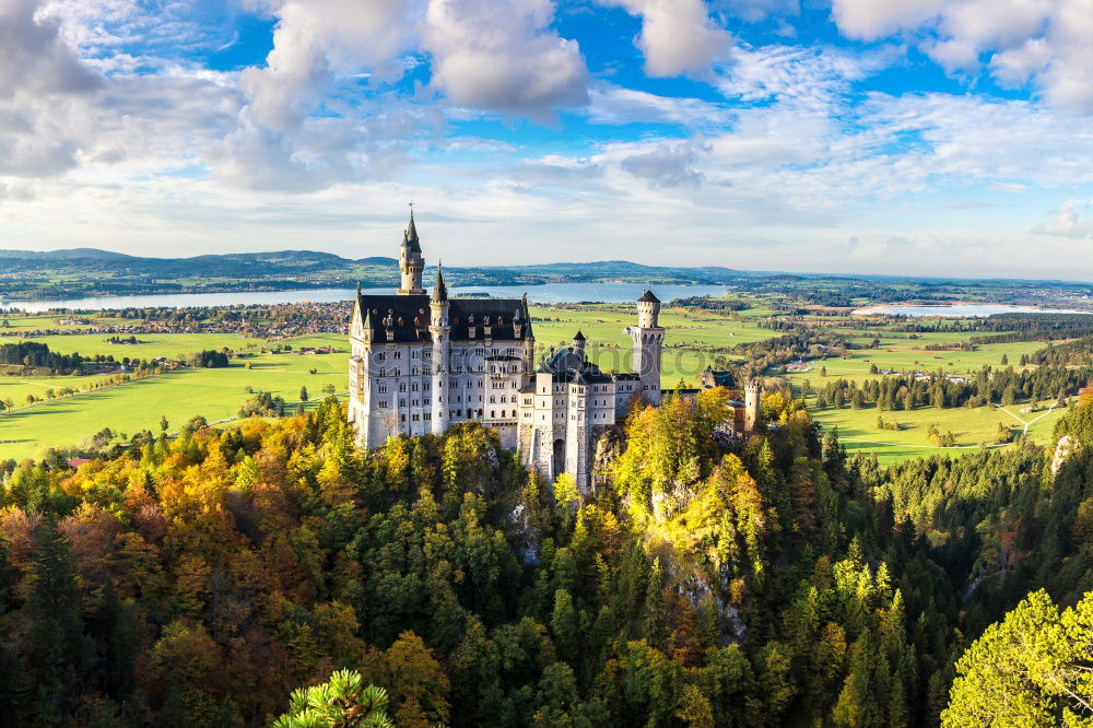 Similar – Image, Stock Photo Neuschwanstein Castle in the evening light