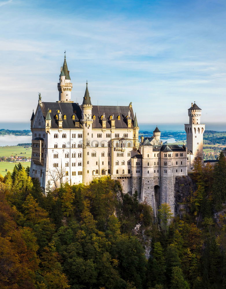 Similar – Image, Stock Photo Neuschwanstein Castle