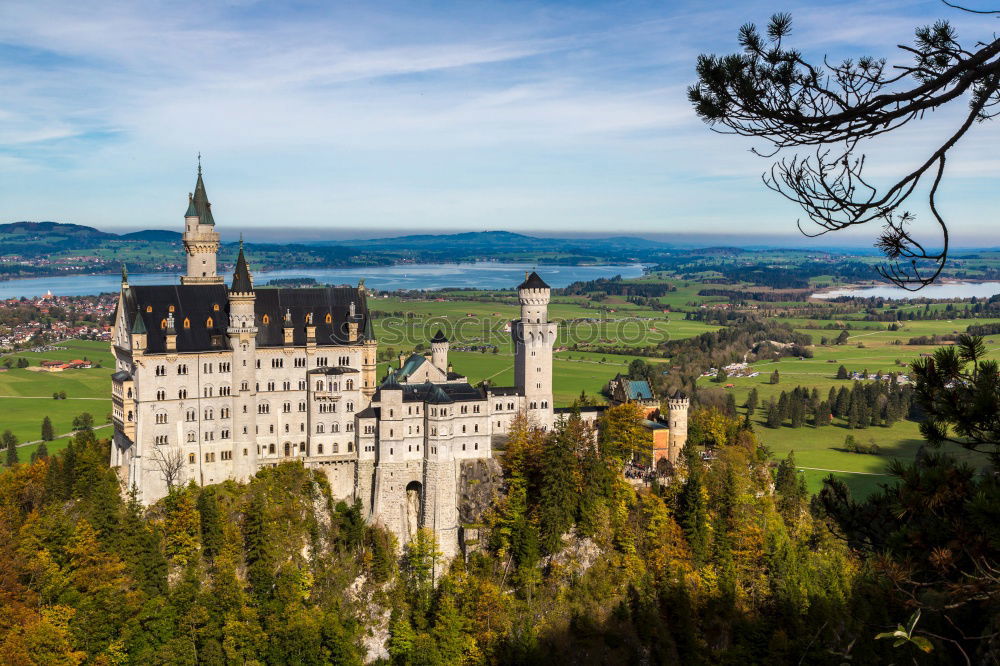 Similar – Image, Stock Photo Neuschwanstein Castle