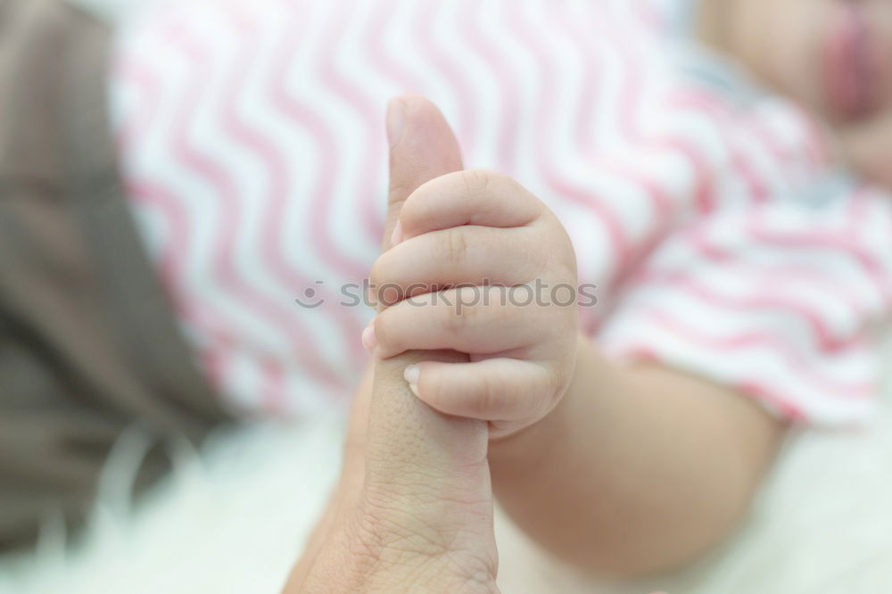 Similar – Image, Stock Photo hand Baby Hand Sleep Child