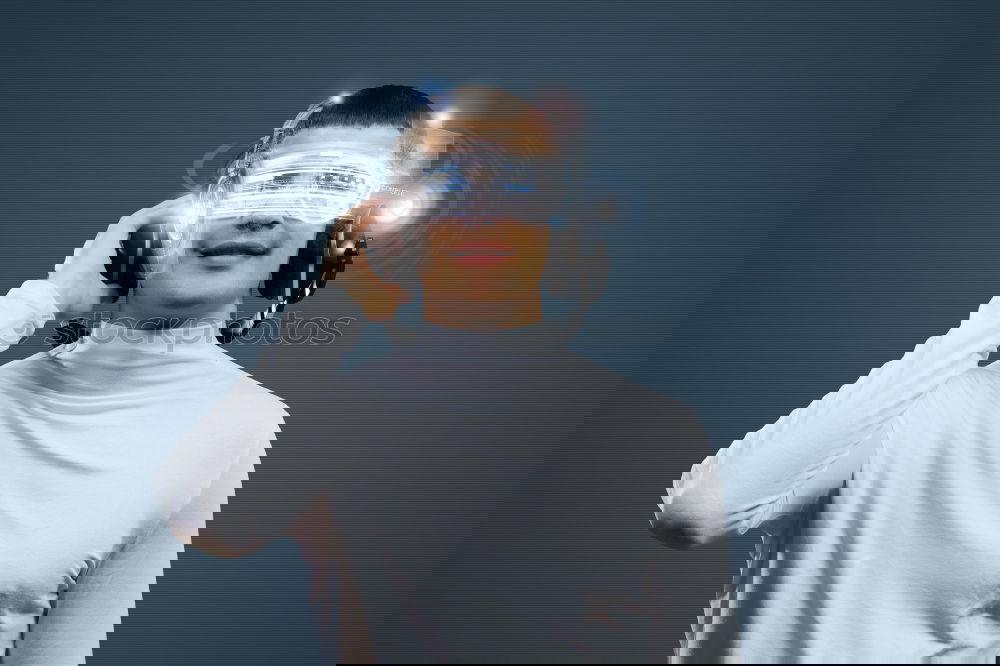 Similar – Image, Stock Photo Machine grooming male head