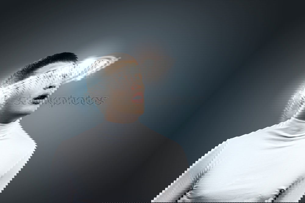 Similar – Image, Stock Photo Machine grooming male head