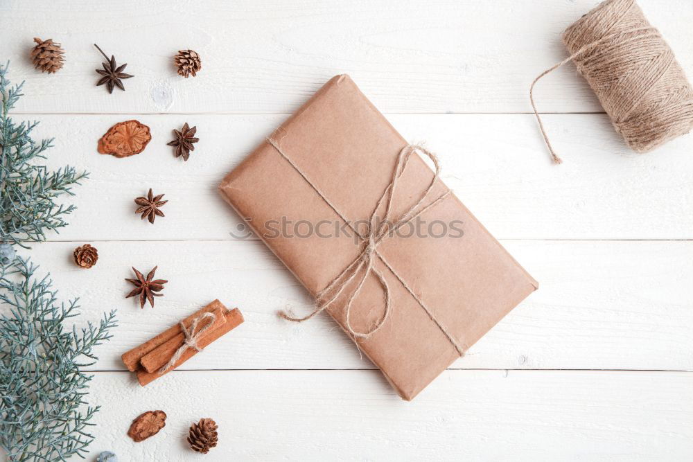 Similar – Image, Stock Photo Christmas presents creative layout.