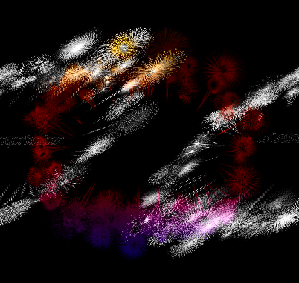 Similar – Image, Stock Photo Heart fireworks on the black sky