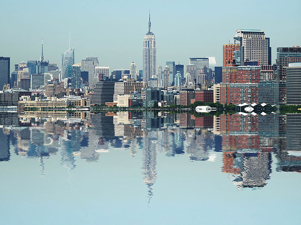 Similar – Image, Stock Photo Empire State Building behind a wall