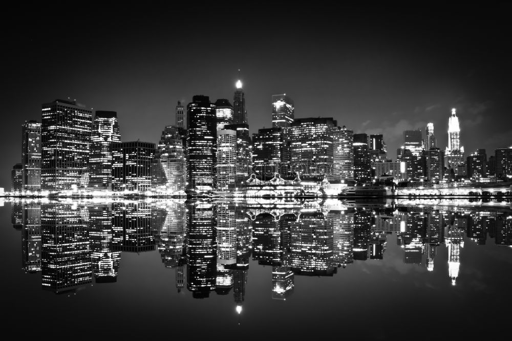 Similar – Cloudy Chicago Skyline