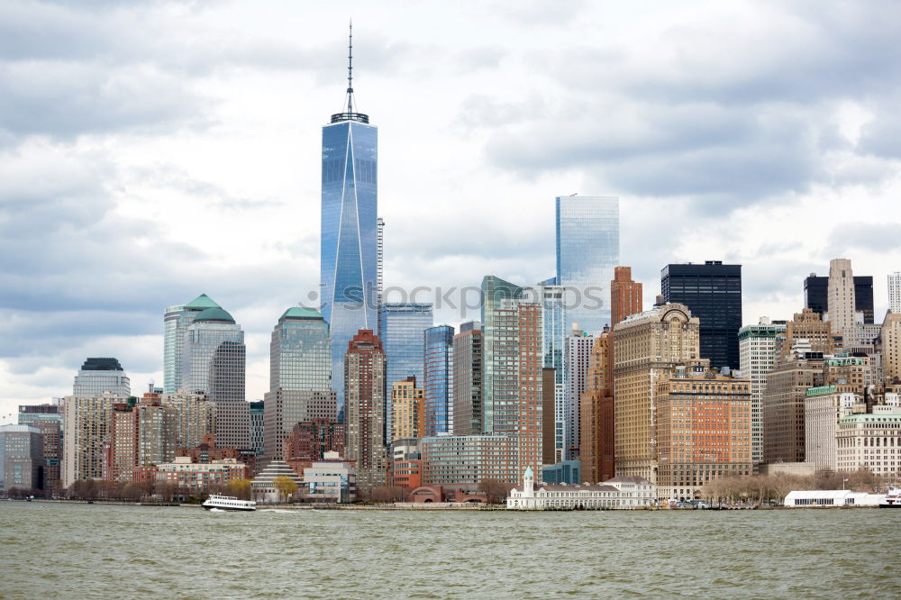 Similar – WTC 1 in New York with skyline