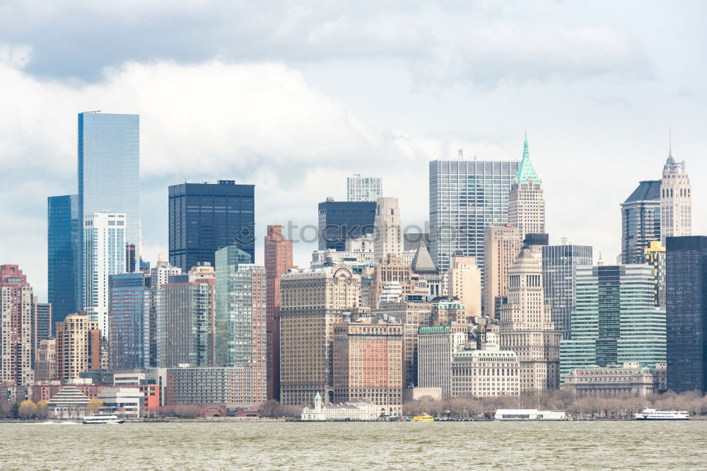 Similar – Image, Stock Photo Chinatown and Manhattan City in New York