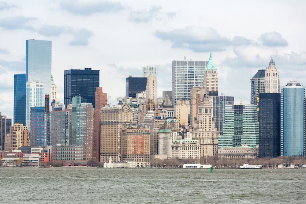 Similar – Southern tip of Manhattan, New York from the air