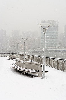 Similar – fog bridge Deserted Bridge