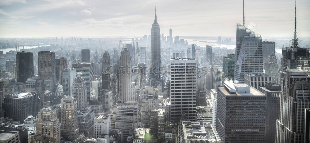 Similar – Image, Stock Photo Empire State in the fog