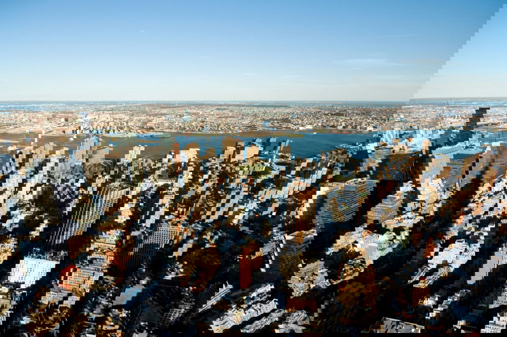 Similar – Image, Stock Photo High above with a view in New York