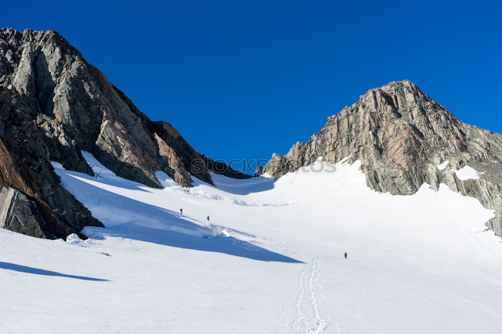 Similar – Image, Stock Photo Skier in Mont Blanc Massif, Chamonix, France.