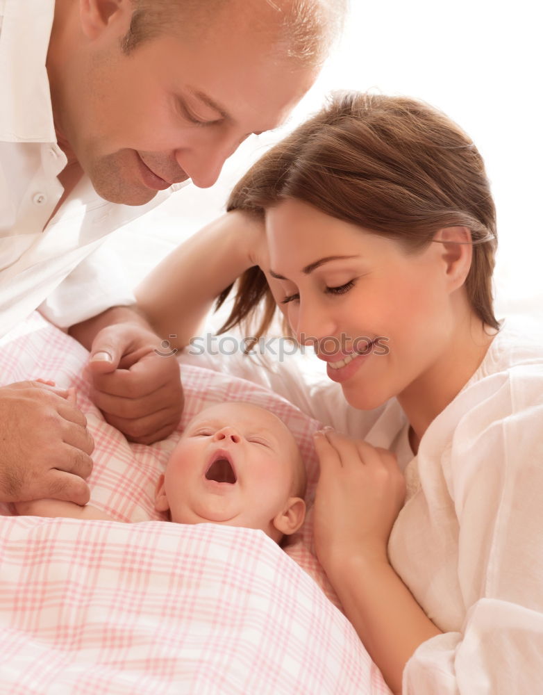 Similar – Happy Family, Mother, Father And Baby.