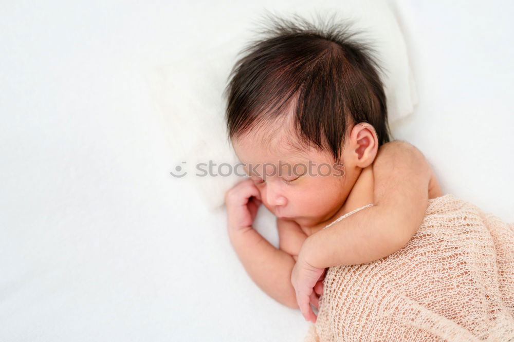 Similar – Cute Baby Girl sleeping in the Crib