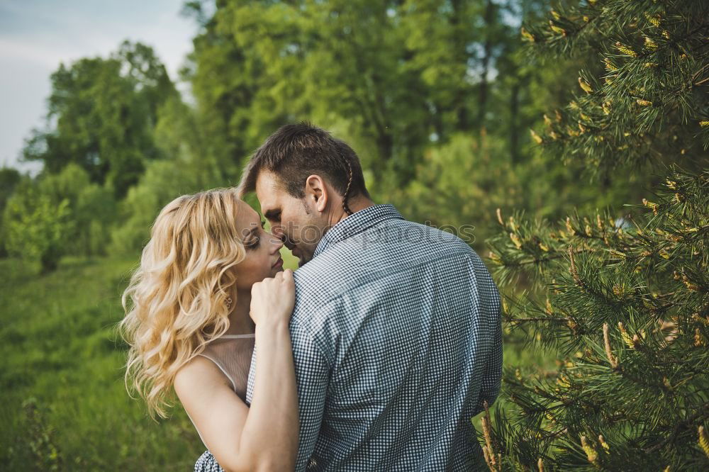 Similar – happy lovers on Holiday in the alps mountains