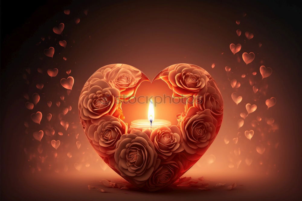 Similar – Image, Stock Photo candle Candle Sign Heart