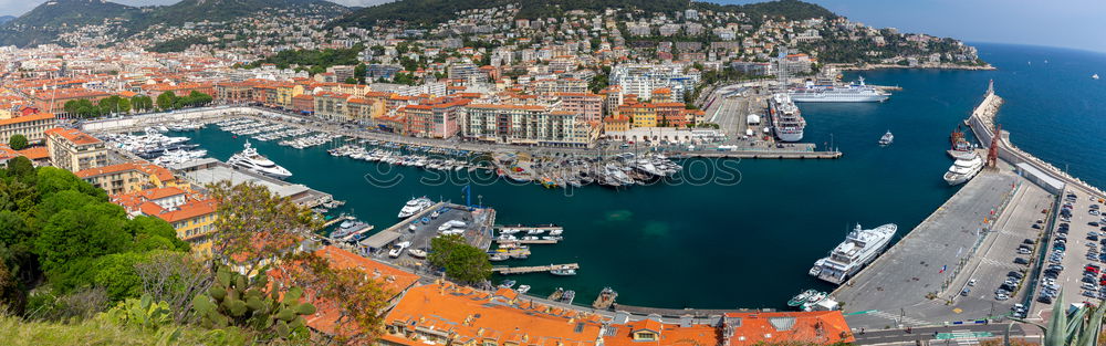 Similar – Image, Stock Photo Panoramic view of Malaga city, Spain