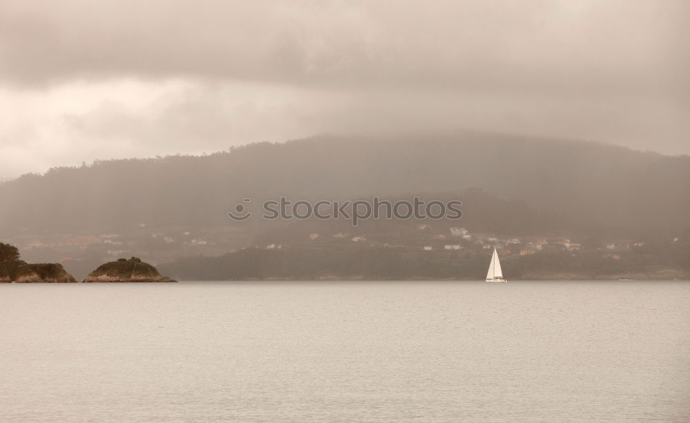 Similar – Image, Stock Photo Storm over Lake Garda II