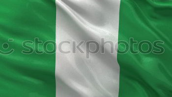 Similar – Nigerian flag in front of blue sky in the wind