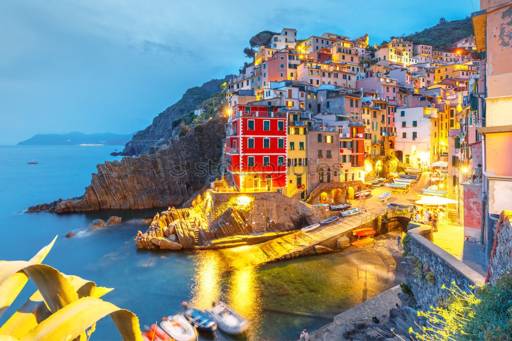 Similar – Image, Stock Photo Classic Manarola Nature