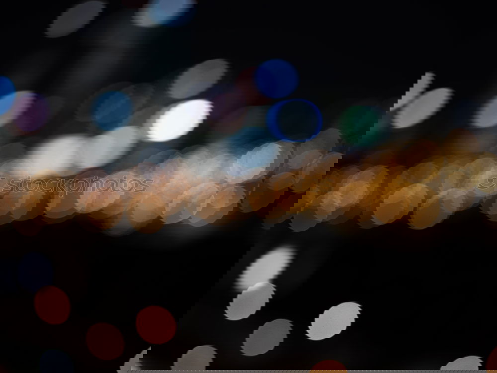 Similar – Image, Stock Photo Anonymous couple looking at night city
