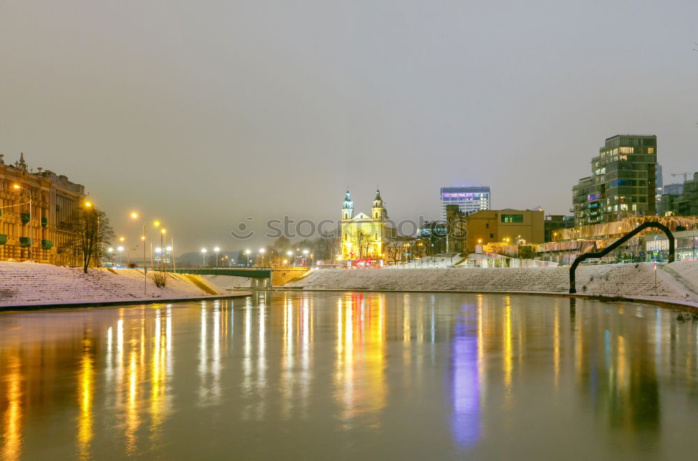 Similar – Hamburger Hafen im Winter