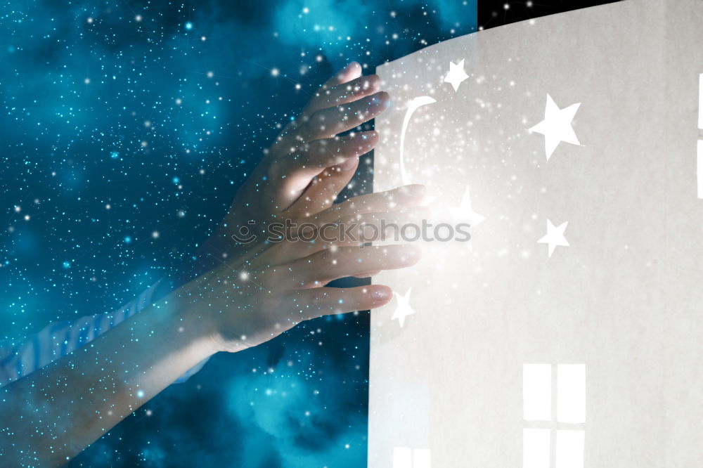 Similar – I give you the starry sky.