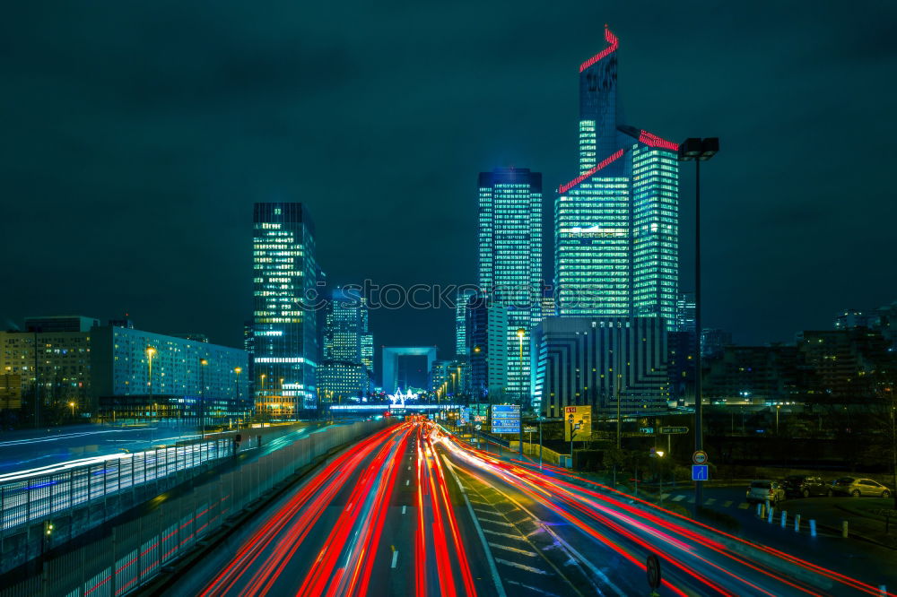 Similar – Image, Stock Photo Nighttime Cityscape of Sydney Harbour