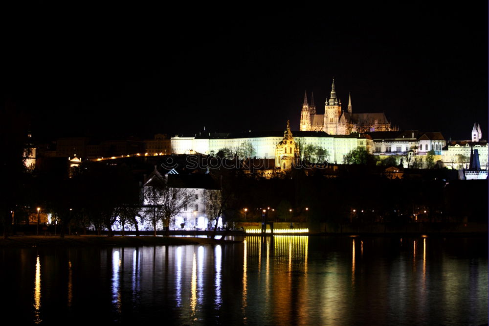 Similar – Prag bei Nacht Fluss